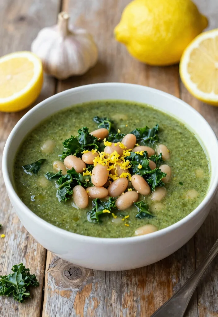 12 Vegan Soup Recipes for Cozy Nourishing Meals - 11. White Bean and Kale Soup 1