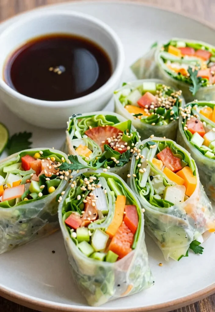 12 Vegan Vietnamese Recipes with Fresh Bright Flavor - 4. Vegan Goi Cuon (Vietnamese Salad Rolls) 1