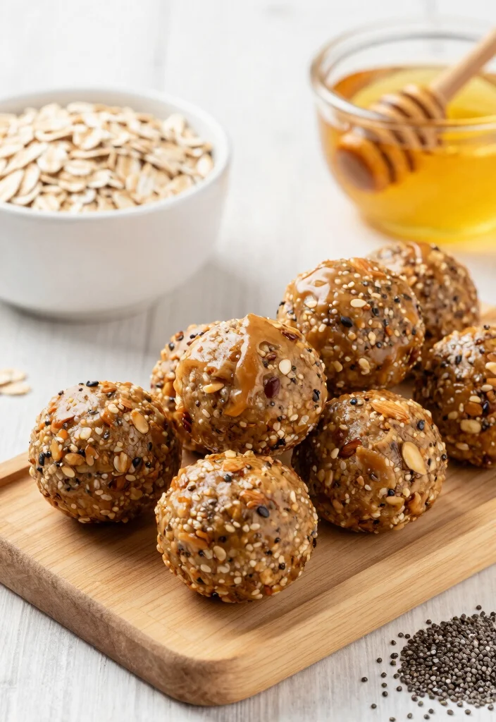 14 Healthy High Protein Recipes for Filling Everyday Meals - 10. Almond Butter Energy Balls 1