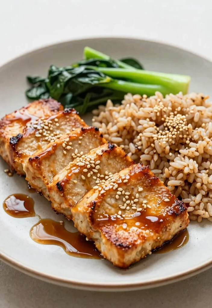 14 Healthy High Protein Recipes for Filling Everyday Meals - 12. Baked Tempeh with Maple Glaze 1