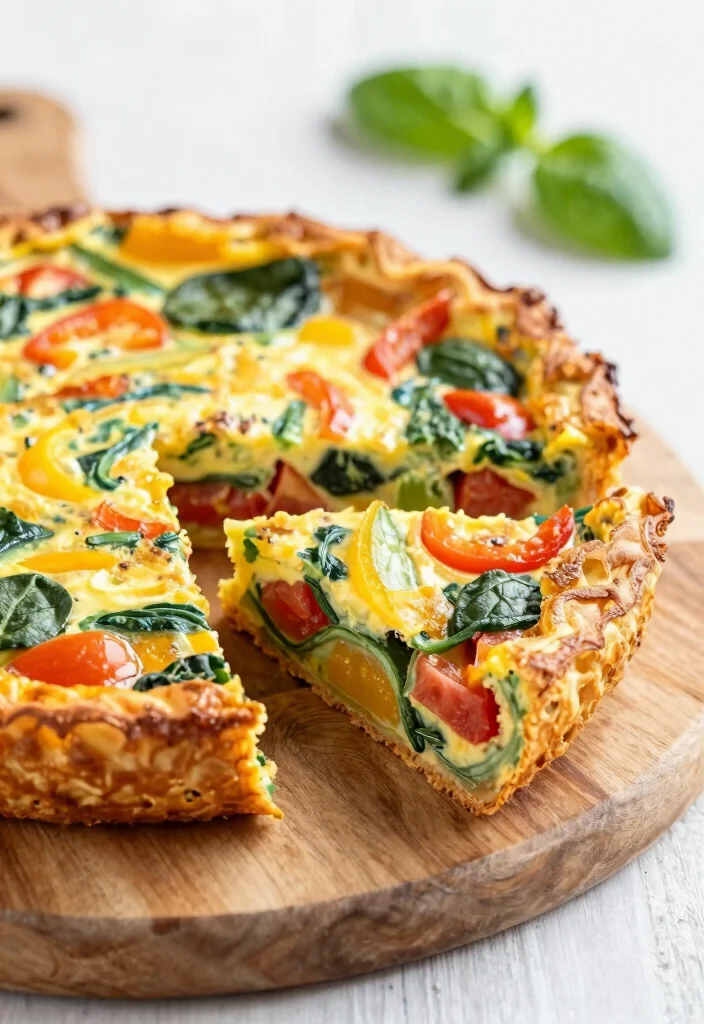14 Vegan Vegetable Recipes for Colorful Plant Based Meals - 12. Garden Vegetable Frittata 1
