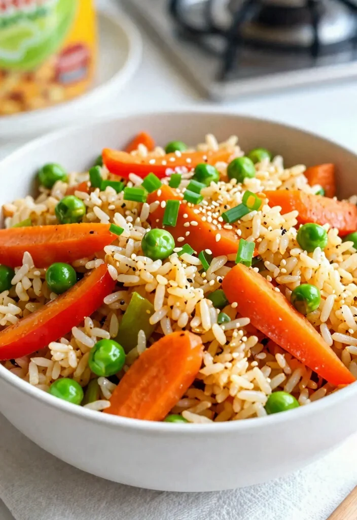 14 Vegan Vegetable Recipes for Colorful Plant Based Meals - 14. Seasonal Vegetable Stir-Fried Rice 1
