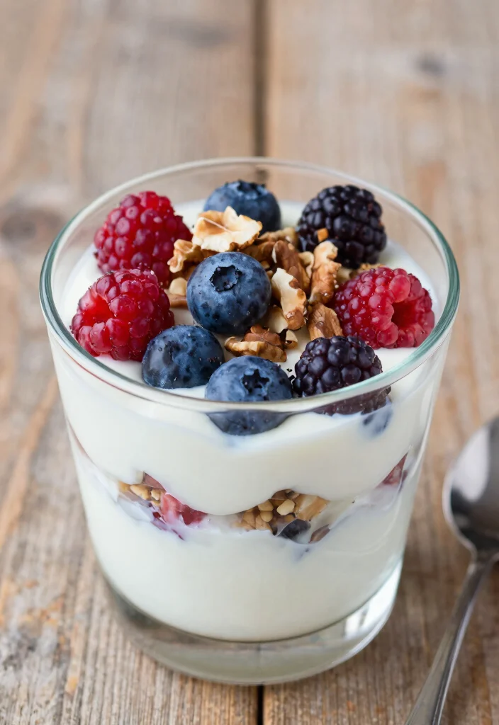 7 Keto Greek Yogurt Recipes for Light Low Carb Treats - 1. Creamy Greek Yogurt Parfait 1